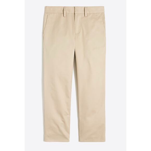 NWT J. Crew Boys Thompson Pant 8 Tan KHaki Flex Chino Trouser H5529 crewcuts - Picture 1 of 4